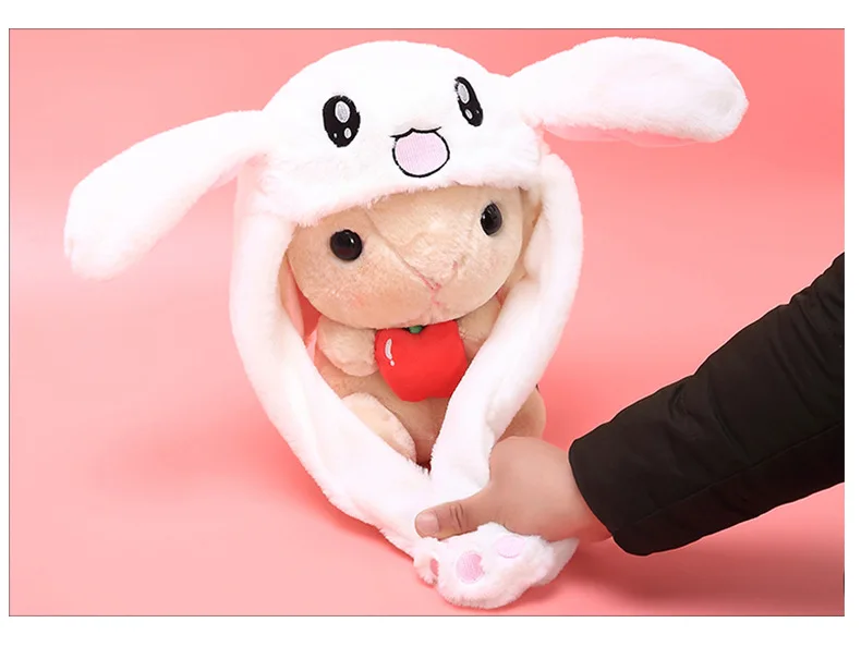 2019 New Kawaii Amazon Rabbit Hat Ears Soft Plush Party Hat Dance Kids Girlfriend Cartoon Velvet