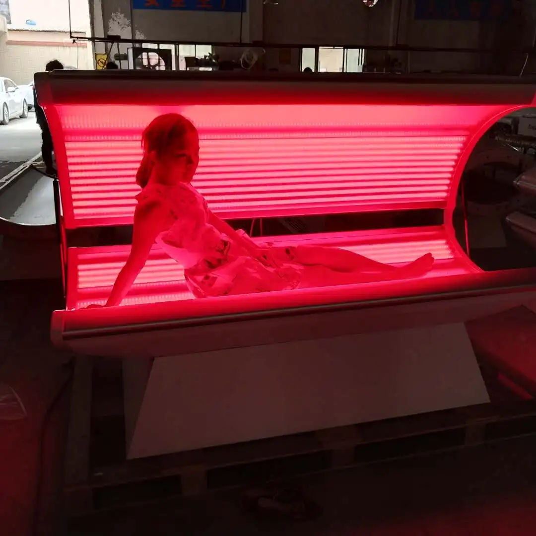 solarium tanning bed red light tanning bed, View lay down tanning bed