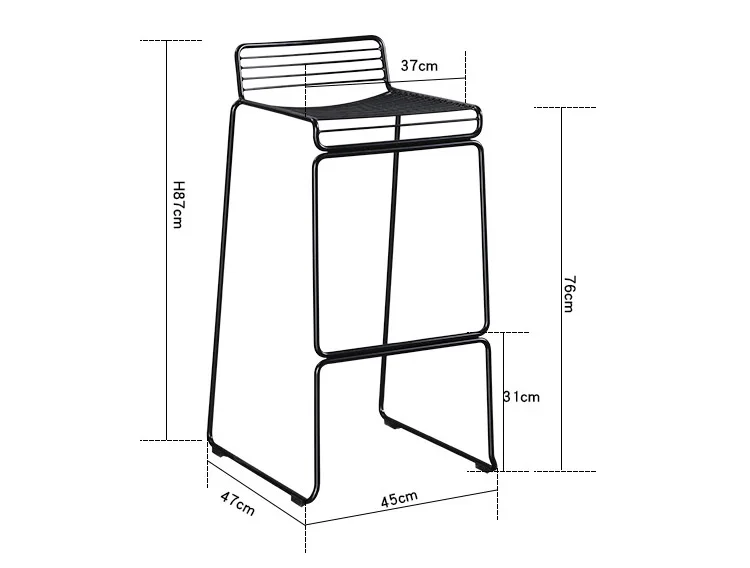 New Design High Quality Bar Chair Counter Height Cheap Bar Stools