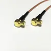 MCX cable assembly MCX male right angle for RG178/U pigtail cable 15cm