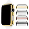 For Apple Watch 123 3842mm Slim Full Body Cover Snap Metal Case+Screen Protector