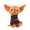 New cute pointy big ears stuffed dog toy Dolls are attractive Dolls in clothes birthday presents