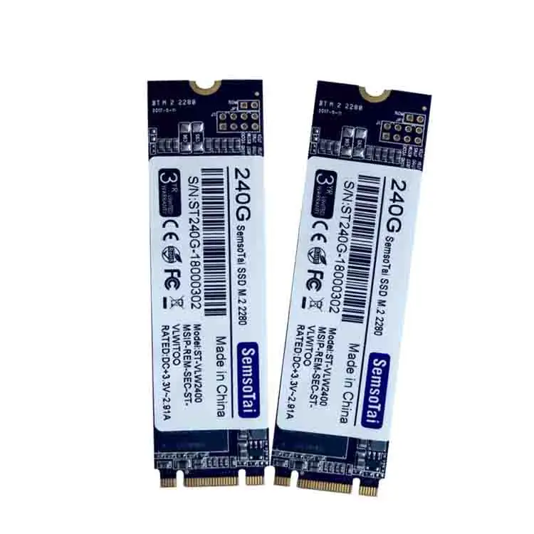 China manufacturer ssd 240gb/480gb/960gb PC NVMe M.2 SATA MLC  Internal Solid State Drive