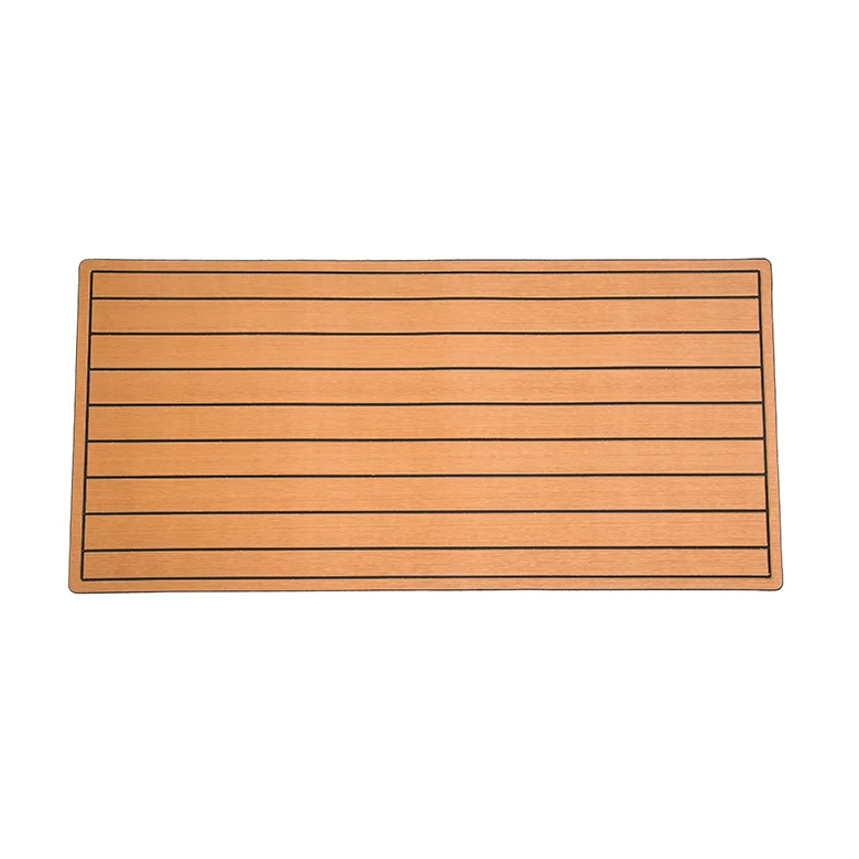 Synthetic Teak Decking custom non-skid rubber vinyl eva flooring sheet for boat 