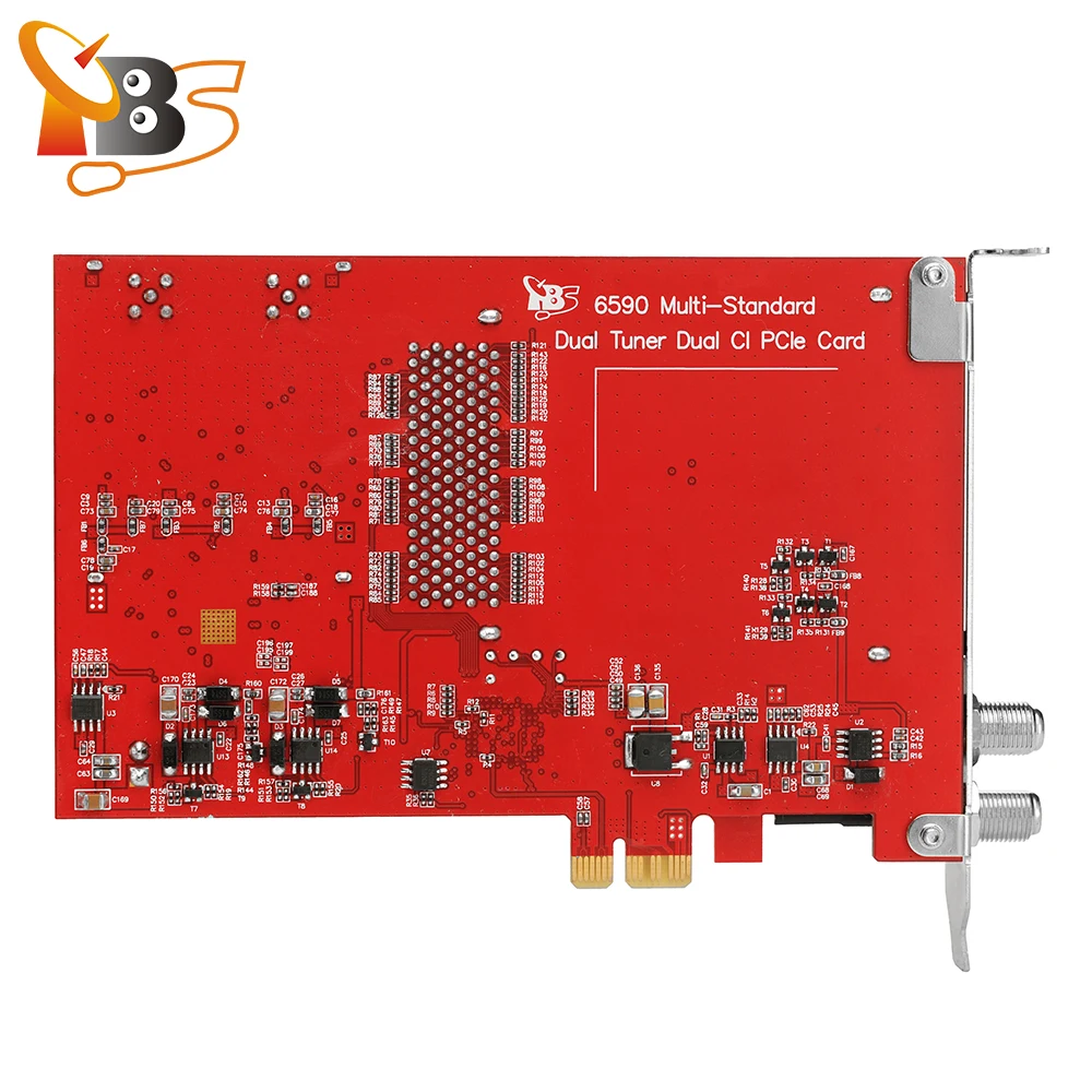 
TBS6590 Digital Satellite External TV Tuner CI Module HD Receiver for Watching FTA and Encrypted Pay TV Channels 