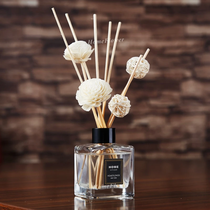 150ml Natural Reed Sticks Decorative Glass Bottle Reed Diffuser - Buy ...