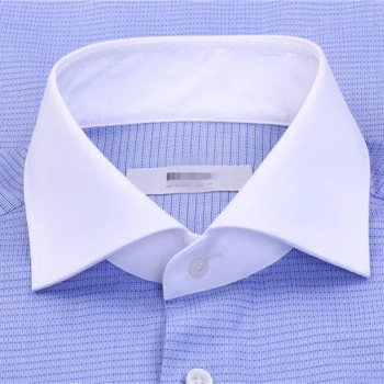 contrast collar shirt mens