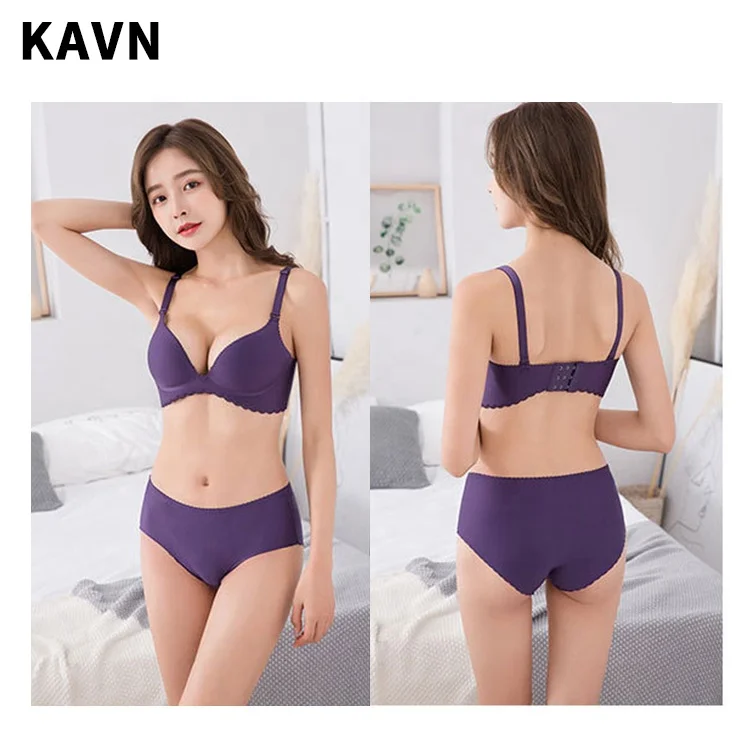 wholesale custom bra and panty set bralette seamless bra set