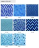 Glass pool tile Wholesale mixed crystal glass mosaic tile for swimming pool factory price