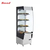 Front Open Vertical Hot Food Display Showcase for Bakery