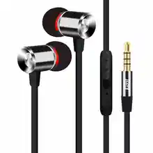 Hot Sale high quality Earphone 3 5mm Metal headset In Ear Earbuds For Cellphone MP3 MP4