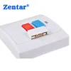 RCD switch socket wall switches eu standard fuse switch electric switch and socket