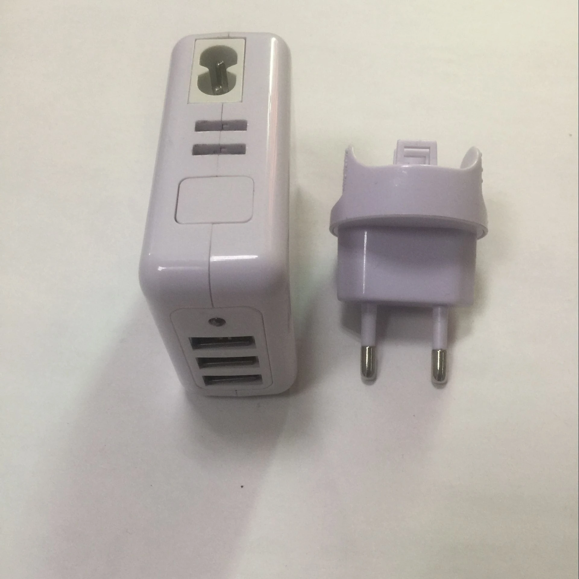 

Best price USBCharger charging EU US UK plug Adapter Wall, Black