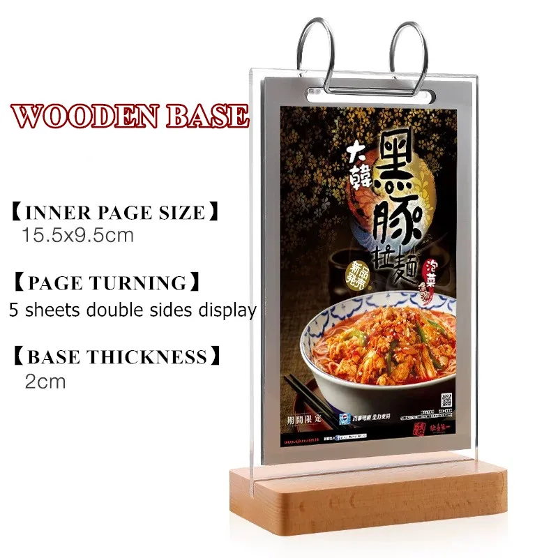 
Acrylic Clear Stands Table Menu Sign Holder Desktop Leaflet Display Holders Price Card Stand 