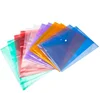 High quality custom A4 PP envelope file bags fashion transparent clear plastic polypropylene document bag waterproof