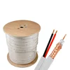 8 cores flex-3/75 pvc jacket pe rg59 rg6 with 2 core power catv coaxial cable