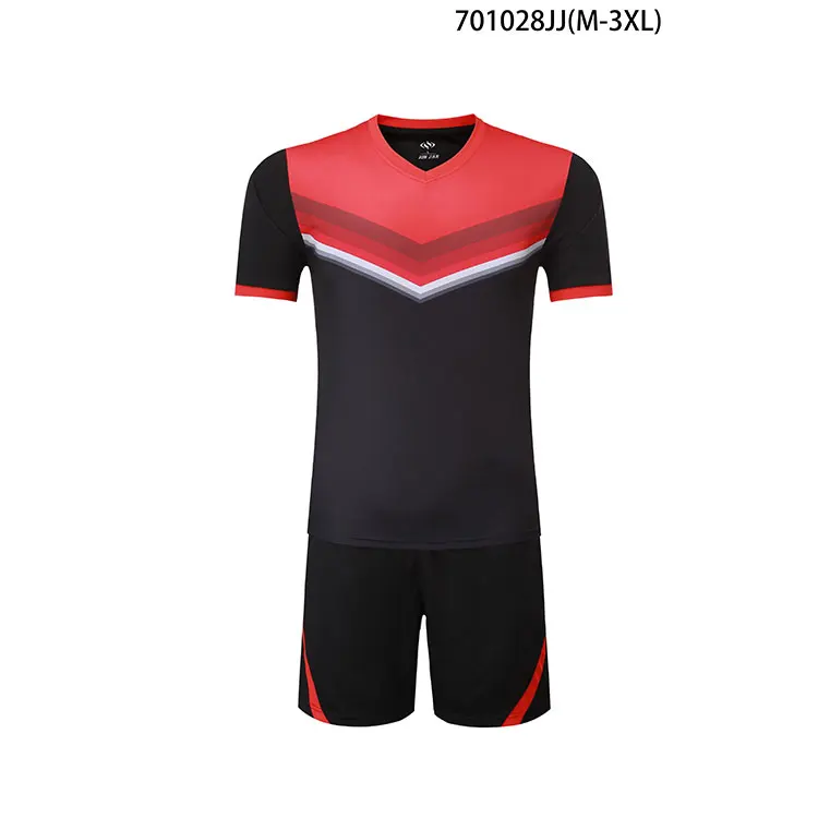 

Wholesale soccer uniform team jersey soccer jersey, Black