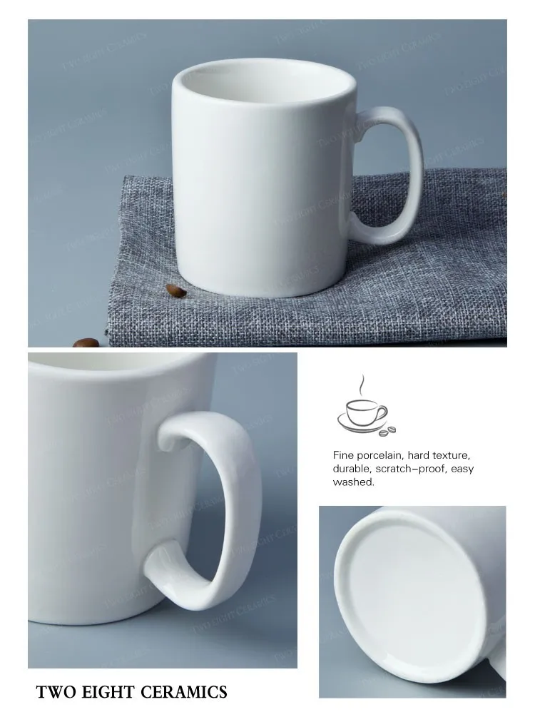 Custom white mugs manufacturers for dinner-14