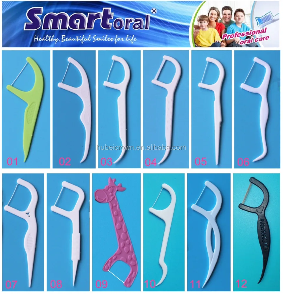 
approved Private label UHMWPE charcoal Thread Dental Waxed Plastic Blister card Professional OEM/ODM Flosspick 