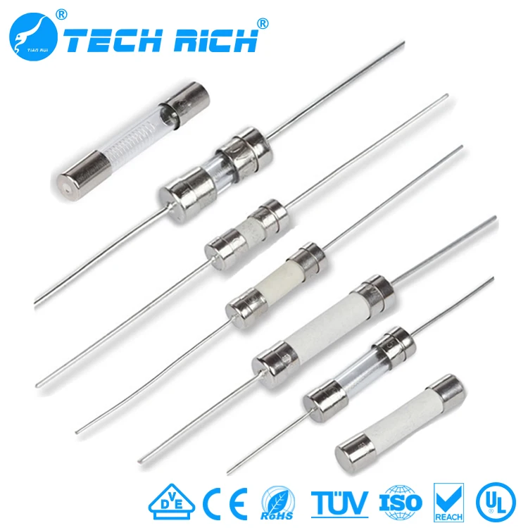 20 mm x 5 mm T 6,3 Ah 250 V soplado Lento T6.3AH250V retardo de Tiempo Fusible de cer/ámica de 6,3 amperios