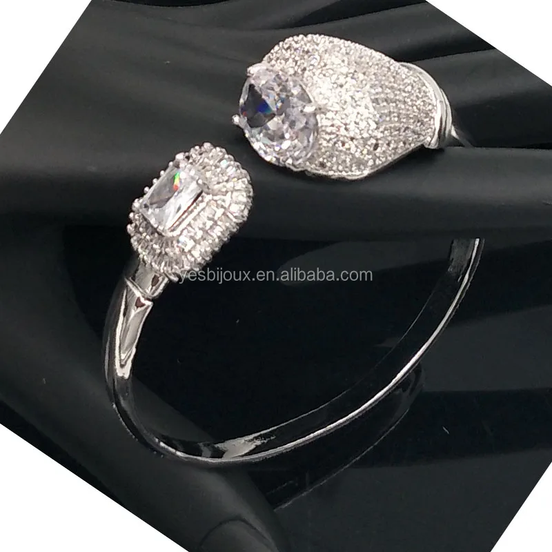 

luxury bangle gemstone cuff bangle jewelry moq one piece