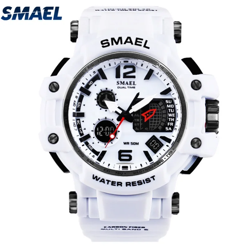 

SMAEL 1509 army outdoor digital smart watch, Gold,rose gold,blue,orange,red,d