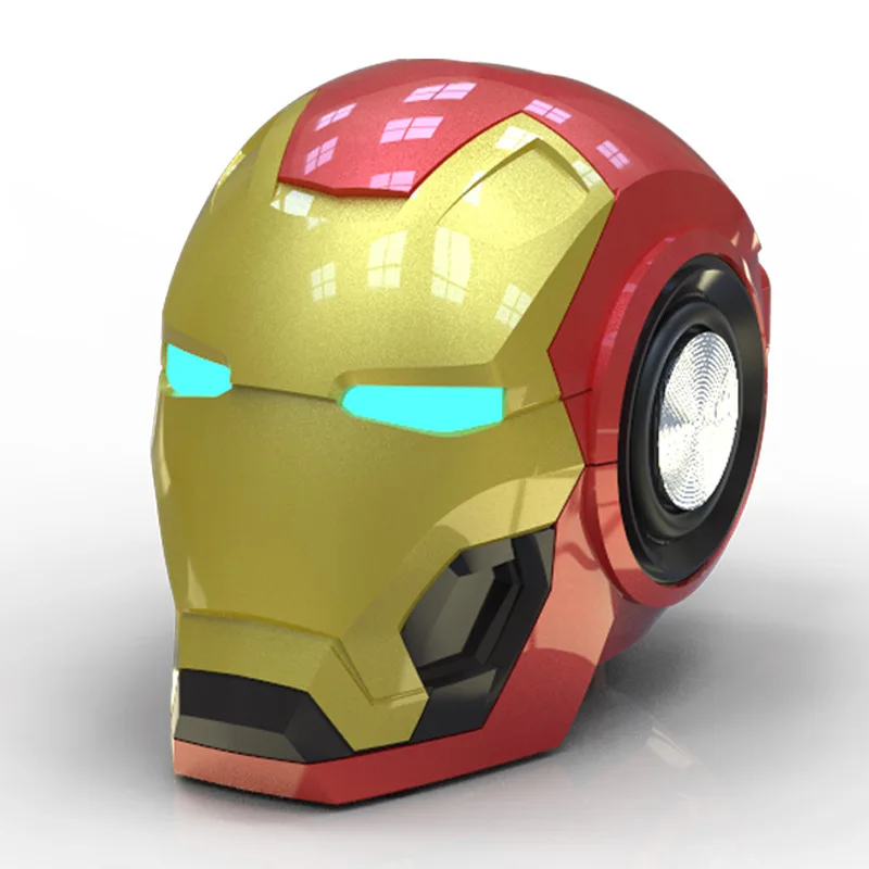 Hot Sell Iron Man Wireless Speaker Support TF Card Radio 1200mAh Battery Portable Speaker ZY-155