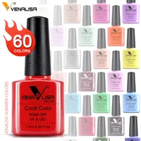 

nail uv gel polish venalisa soak off nail art factory 7.5ml wholesale 60 colors led uv gel private label varnish gel nail polish