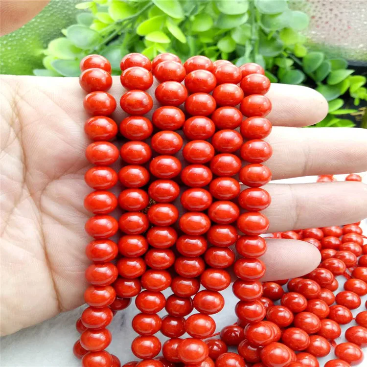 

Supplier High quality round shape natural red coral  loose beads wholesale for making jewelry