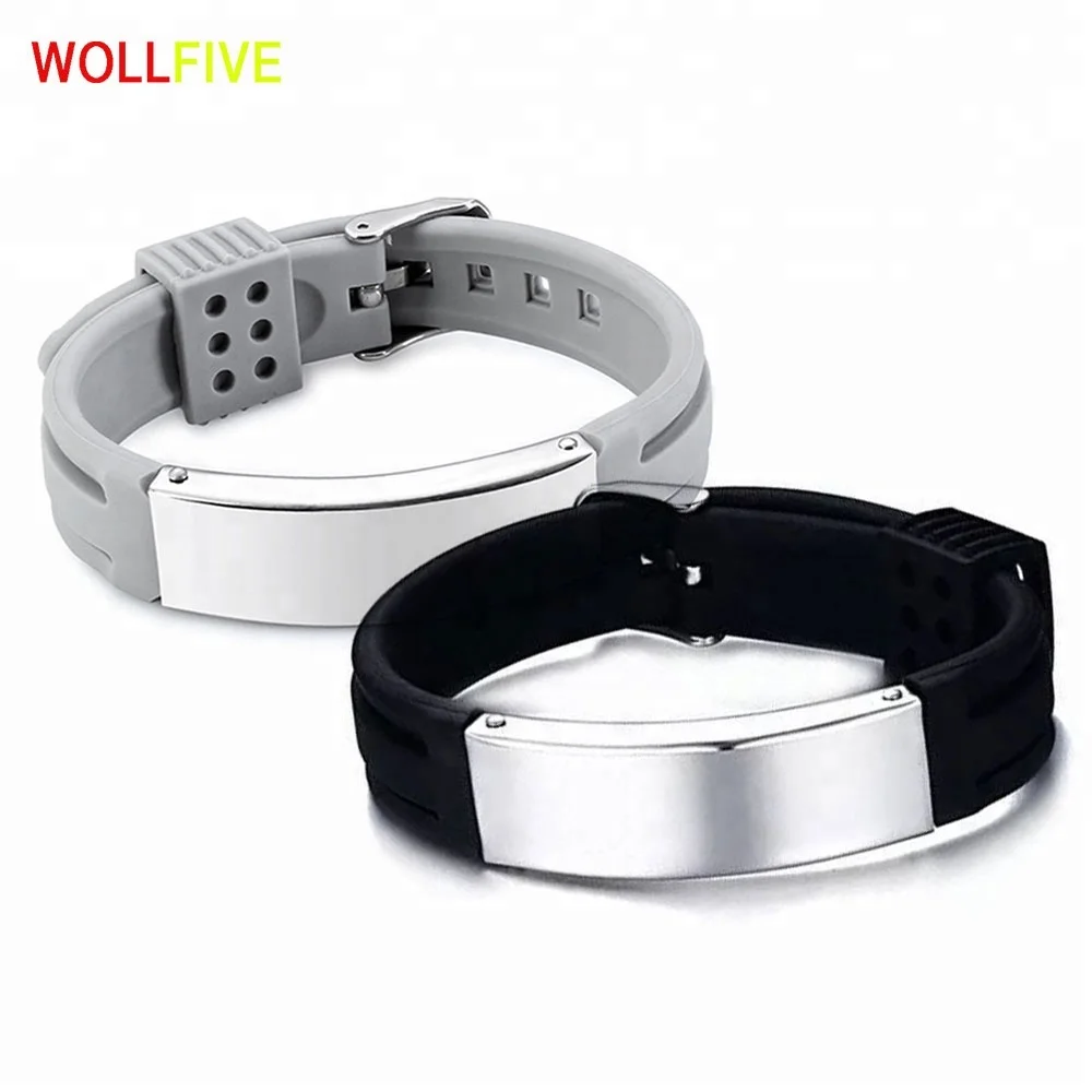 

Classic Customize Branding Engraved ID Bracelet Stainless Steel for Men Women