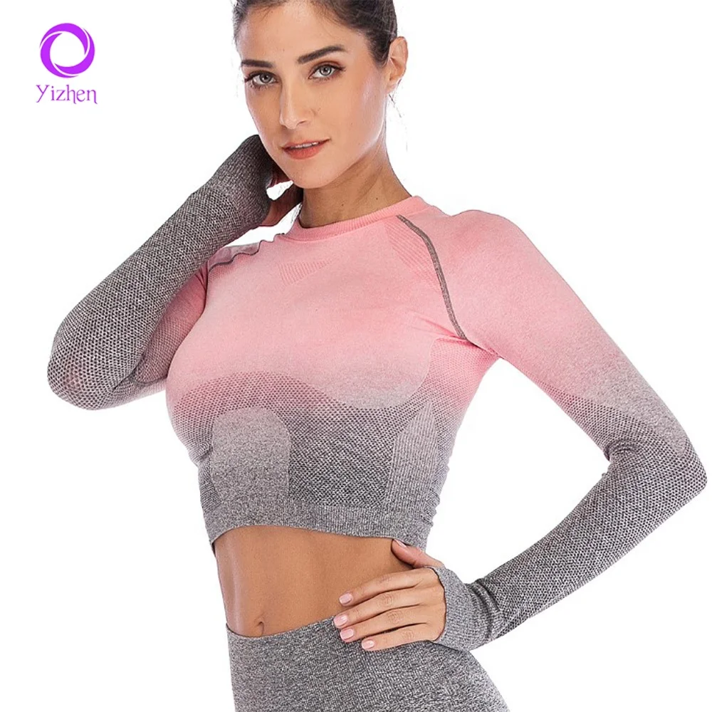 

Wholesale High Quality Cheap Fitness Sports Sweater Women Yoga Wear In Stock