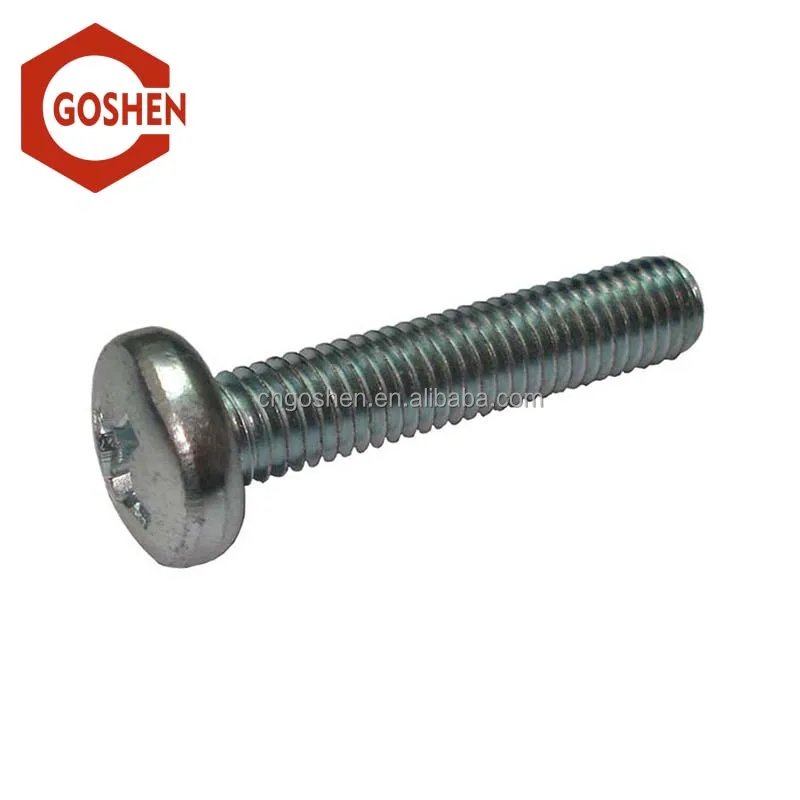 
din84 carbon steel Slotted pan head machine screws 