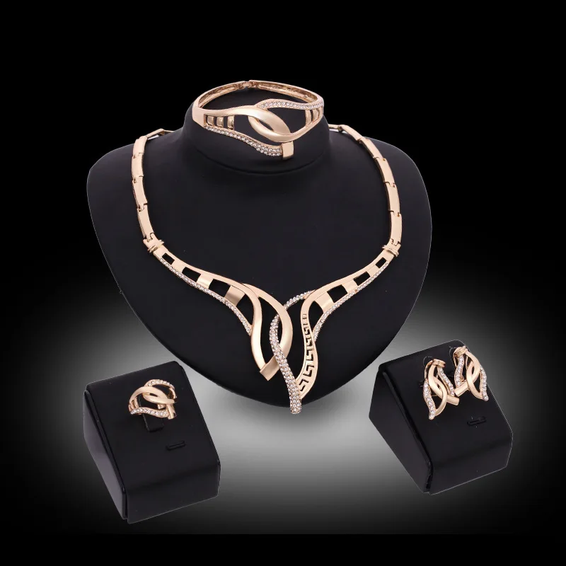 

XSH-5280 store 22k gold jewellery dubai wholesale jewelry set price, Gold color