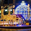 Deer reindeer holiday time manufacturer brand christmas decorations
