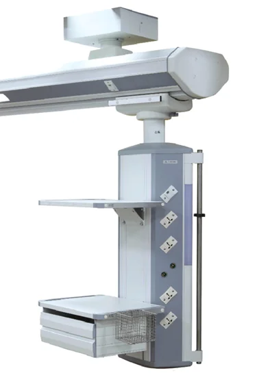 Ceiling mounted medical surgery gas pendant in hospital
