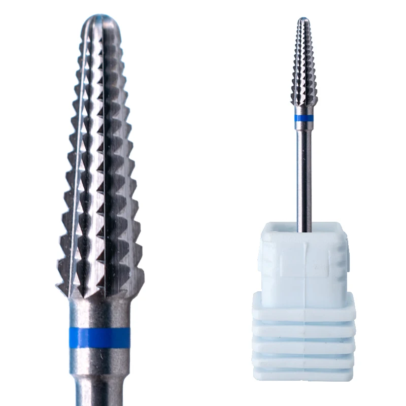 

Professional Electric Cuticle Nail Drill Bit to Remove Caulls, Silver//blue/purple