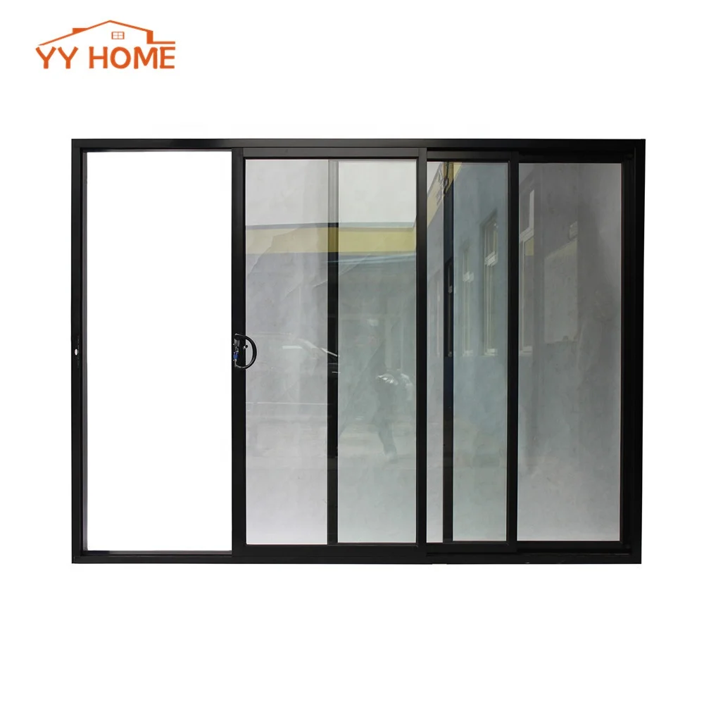 USA/Canada Standard Gold Supplier hurricane impact windows and door aluminum sliding glass door with good performance system
