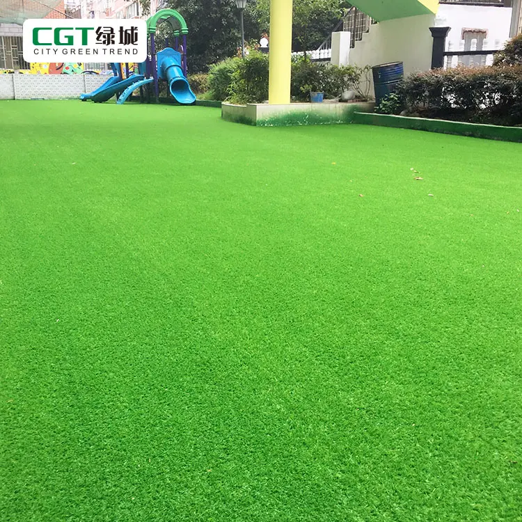 

Guangzhou manufacturer artificial turf garden landscape, 4 tones of green