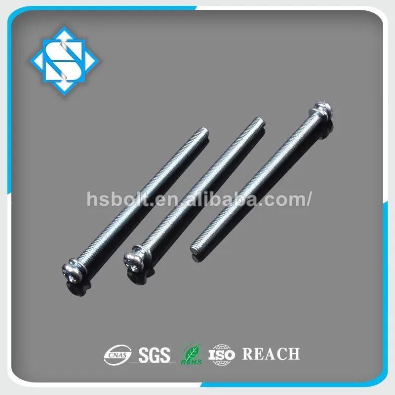   long cross recessed head machine screws
