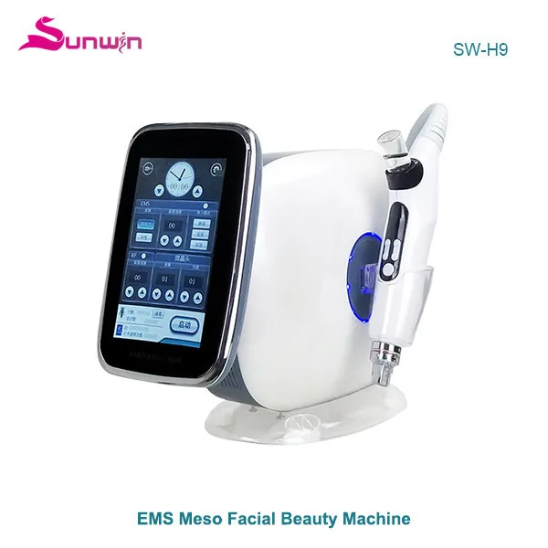 

2019 New Technology ems machine 3 in 1 EMS+RF+Needle Free Meso Facial Machine beauty equipment