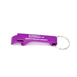 Image of Cheap Custom Logo Aluminum Alloy Beer Keychain Bottle Opener