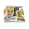 Custom A3 A4 A5 Printing self adhesive label sticker, Waterproof Sun-proof PVC Vinyl A4 sticker label
