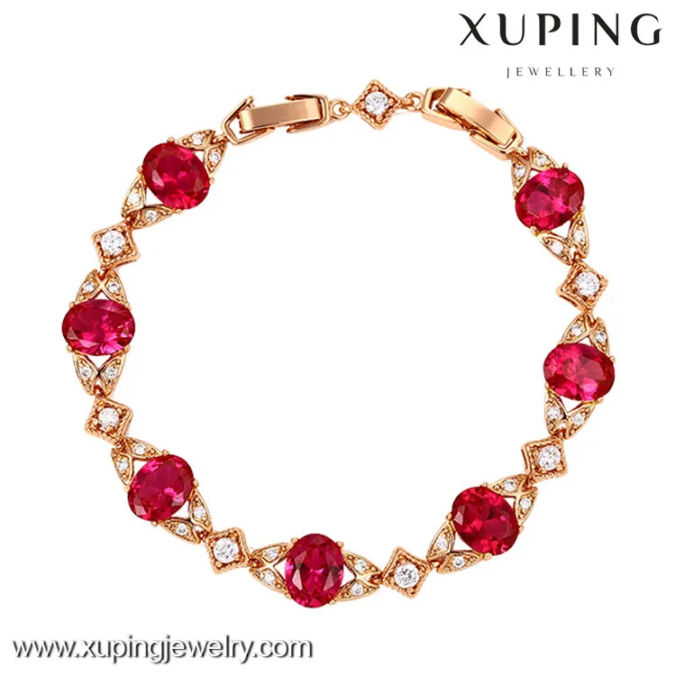 

73600 Fashionable xuping fashion jewelry rose gold color beautiful bracelet
