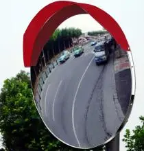 80cm Wide-angle PC or acrylic outdoor traffic safety convex mirror for car