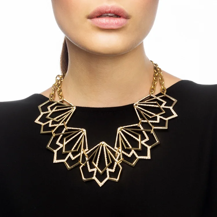 独特的现代风格金链最新设计项链时尚首饰派对