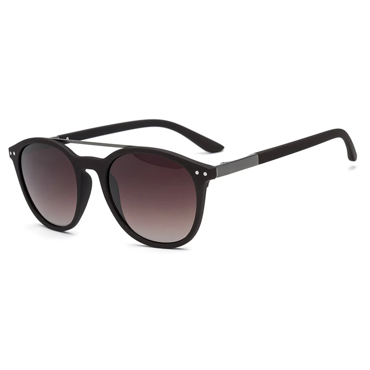 

Brand Name Design Custom Logo Tr90 Metal Sunglasses Polarized