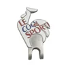 custom die struck soft enamel golf hat clip