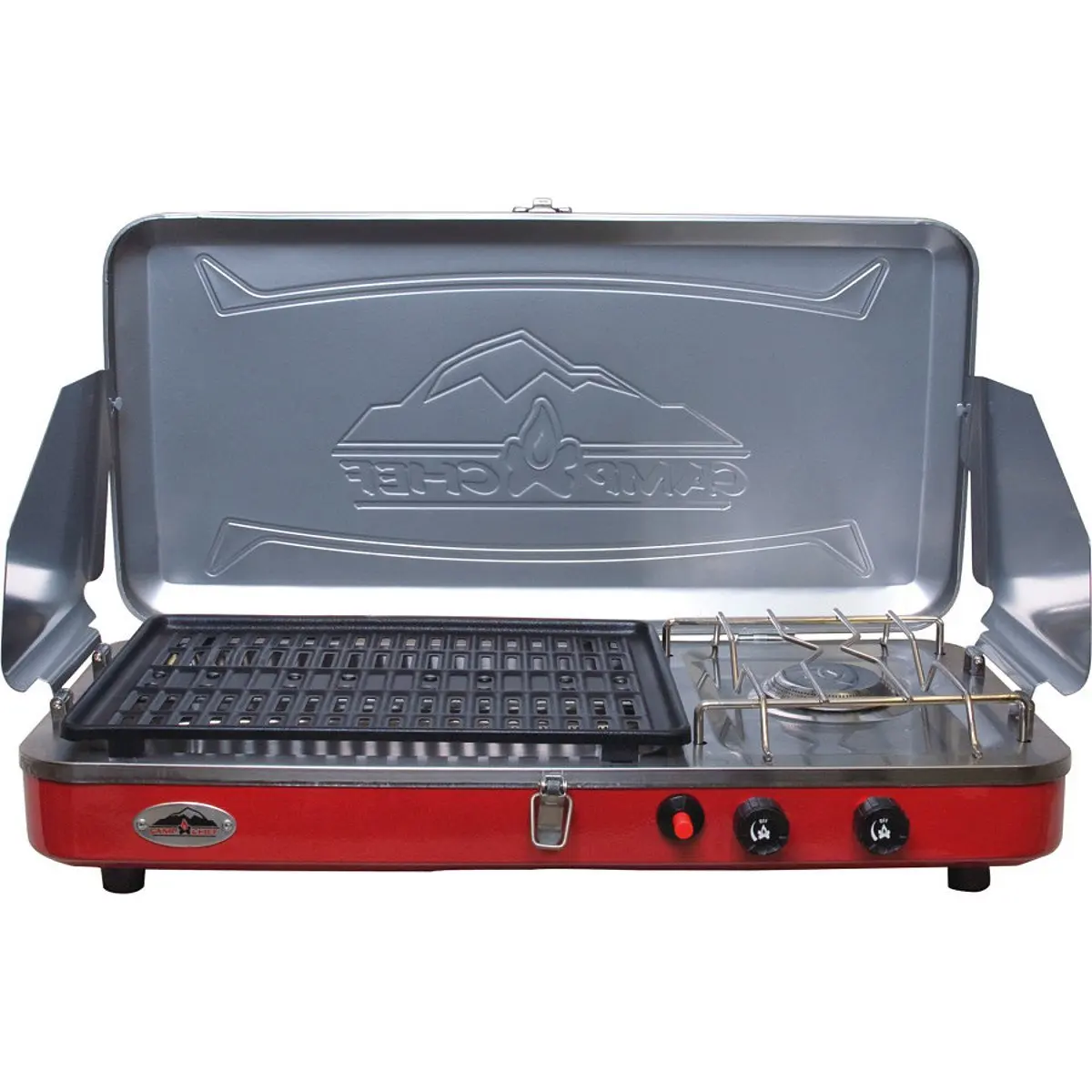 Camp Chef Rainier Camper Griddle/Grill/Stove Combo.