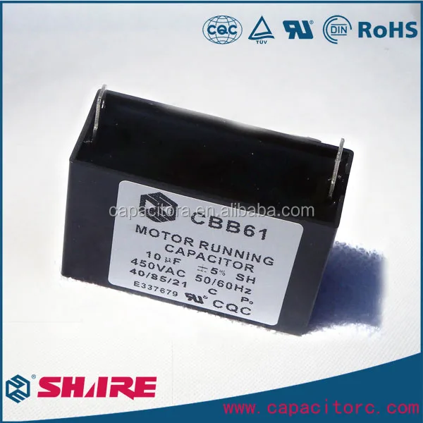 Two Wire Ceiling Fan Capacitor Electric Machine Capacitor Two Wire