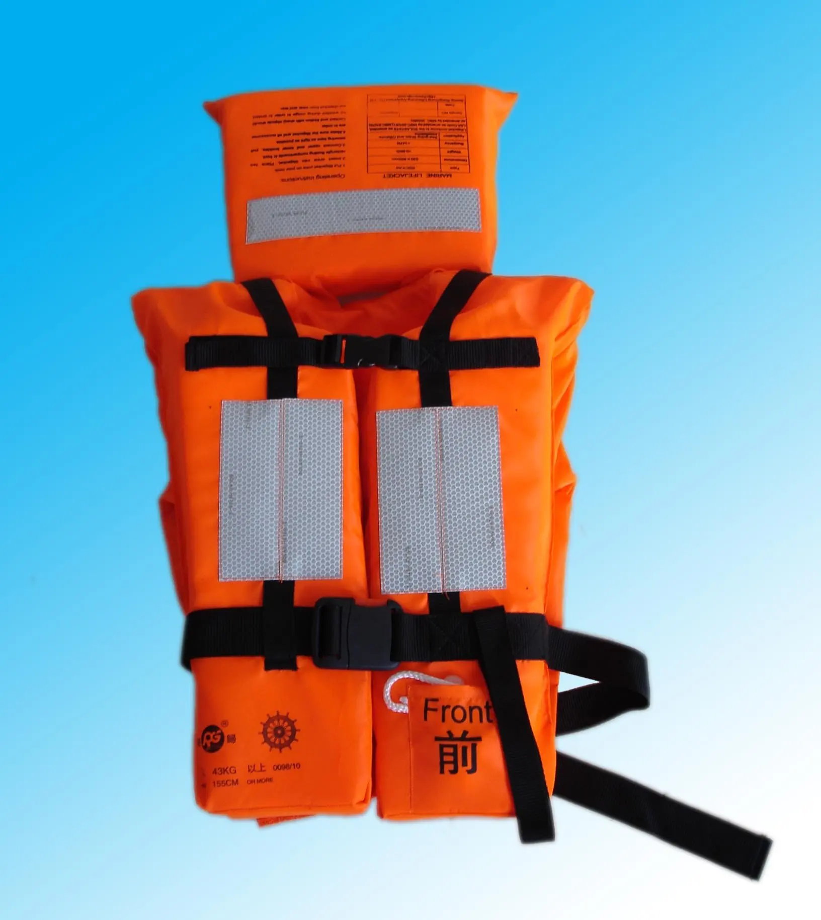 Solas Foam 150n Ec Or Ccs Certificate Polyester Fabric Lifejacket For ...